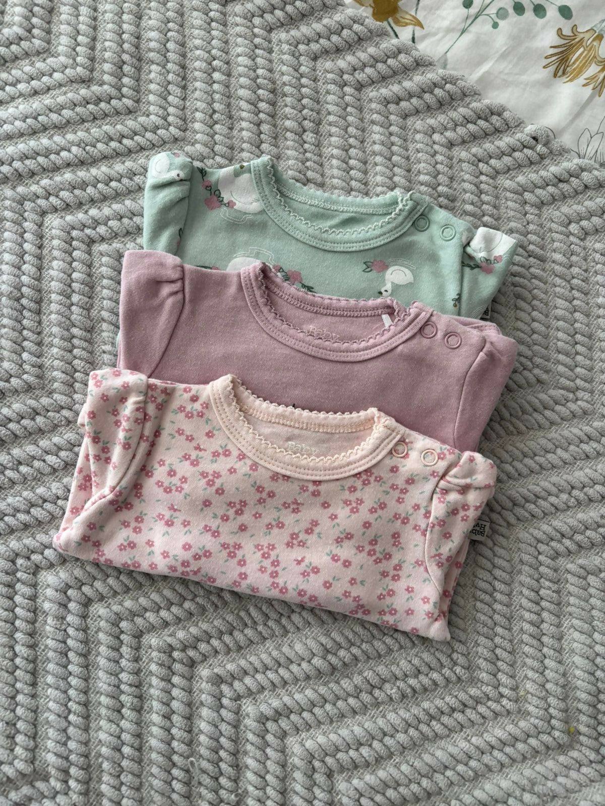 Pack 3 Bodies Baby Harvest manga larga 0-3 meses