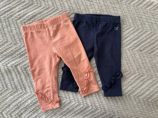 Pack calzas Opaline azul y rosada 6 meses