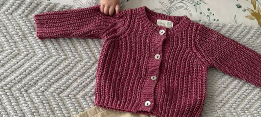 Chaleco Opaline rosado 3 - 6 meses