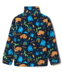 Polar Columbia azul con diseño