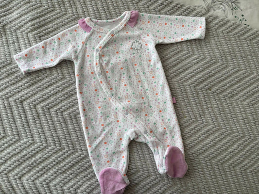 Osito Pillin blanco con diseño 0 meses