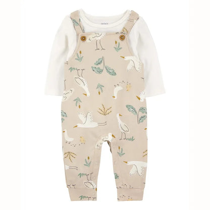 Jardinera Carters estampado gansos 6 meses